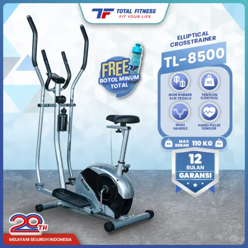 Sepeda Statis Elliptical crostrainer Orbitrek Magnetik TL 8500