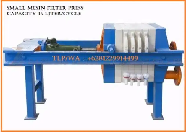 Mesin Filter Press - Lumpur Limbah IPAL