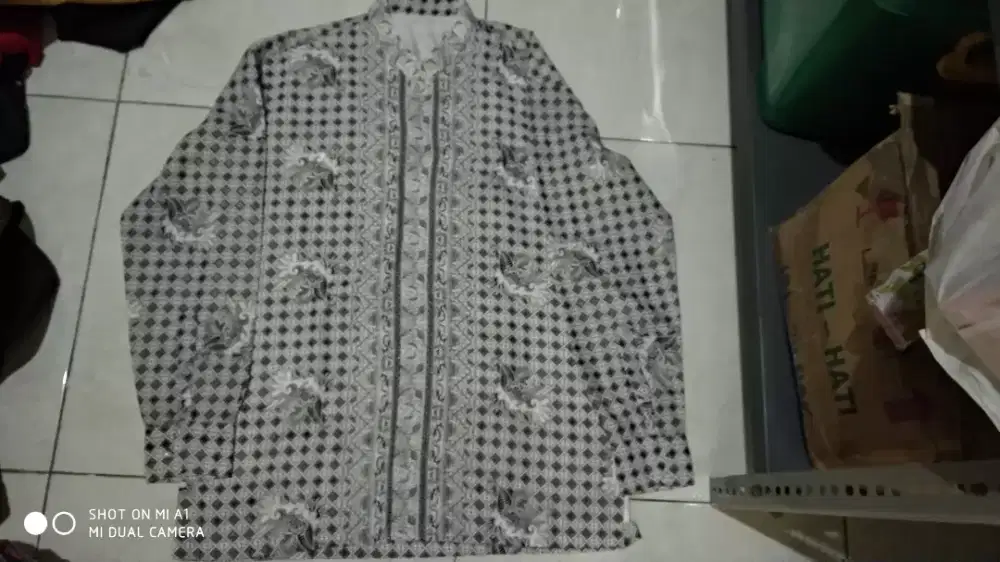 Baju batik lengan panjang lingkar panjang 108cm