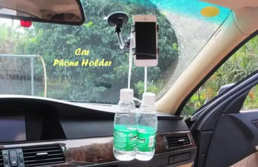 Car Phone Holder / Pegangan Penyangga Hp untuk Video G maps di Mobil