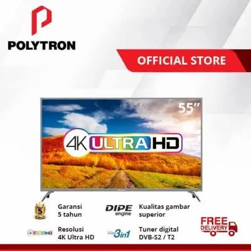 LED Polytron 55 inch polytron 4K Polytron 55 inch UHD polytron US 8850