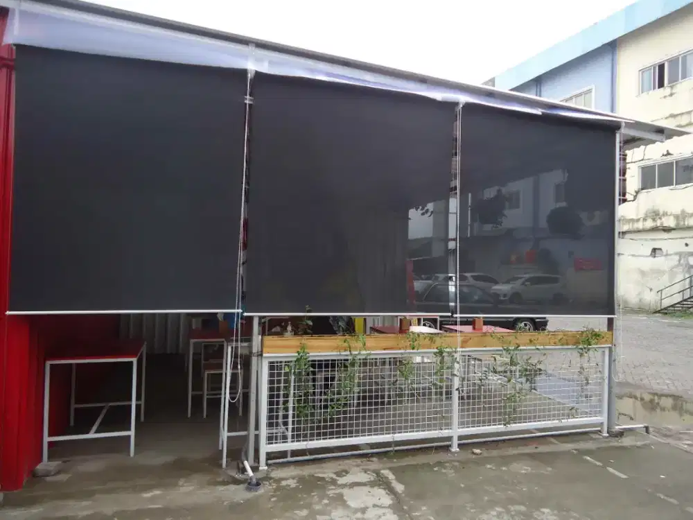 Roller blind suntex dan vertikal horizontal