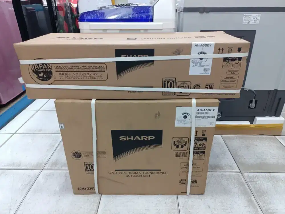 AC SHARP 1/2 PK BARANG BARU ,HARGA BERIKUT PASANG,GARANSI RESMI PABRIK