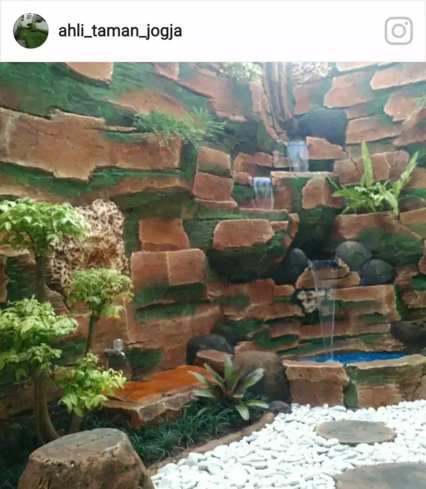 Tukang kolam relif dan taman dinding relief