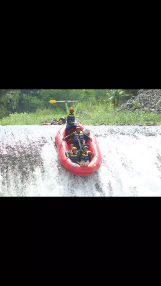 Rafting telaga waja