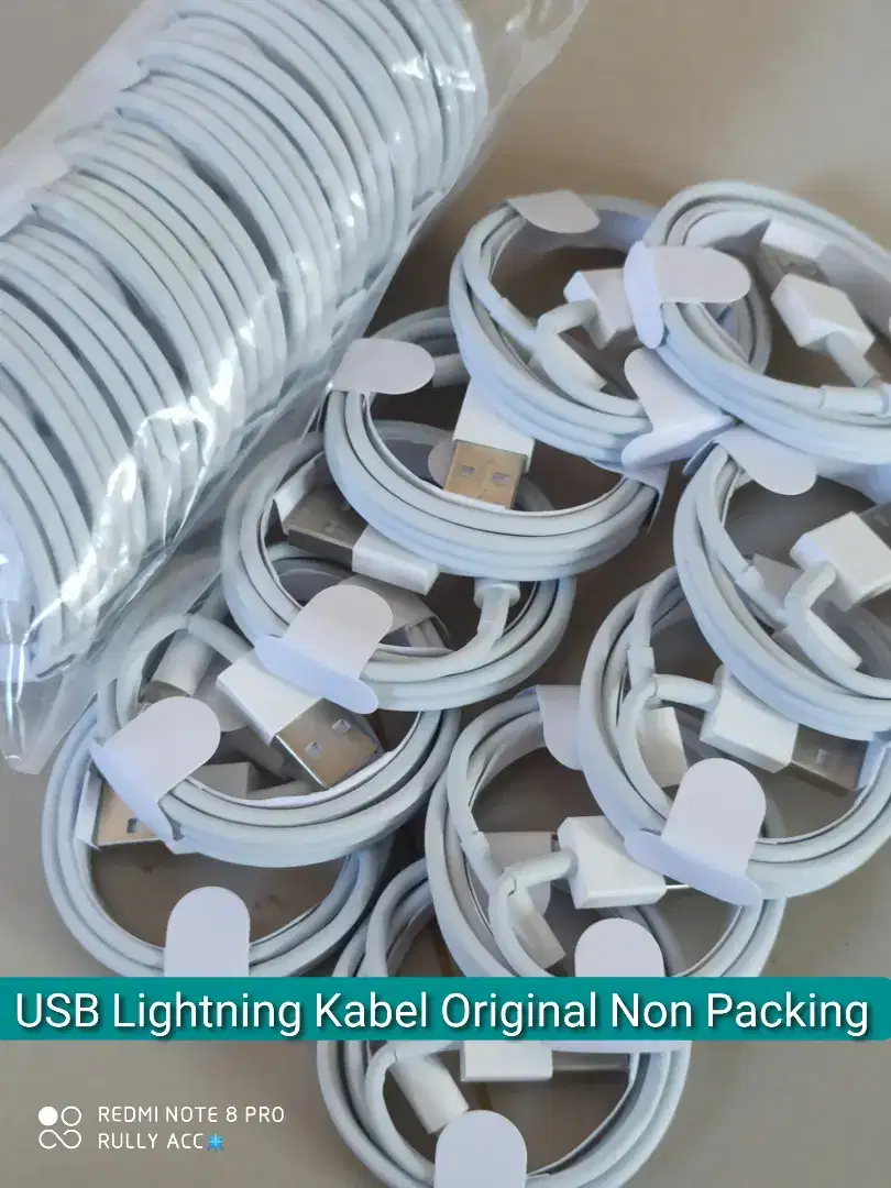Aneka macam kabel iPhone 4 5 6 7 8 11 Original Lightning iPad 1 2