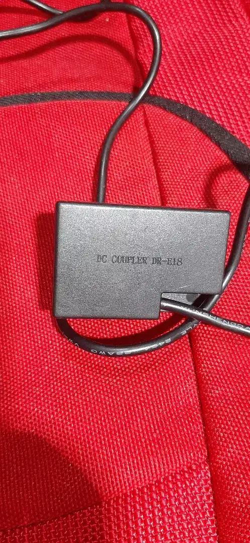 Dc coupler E18 for canon