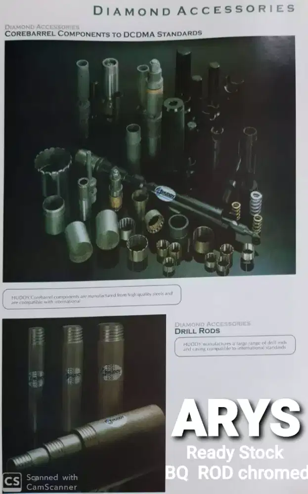 BQ Rods , Diamond Bits &amp; Core Barrels