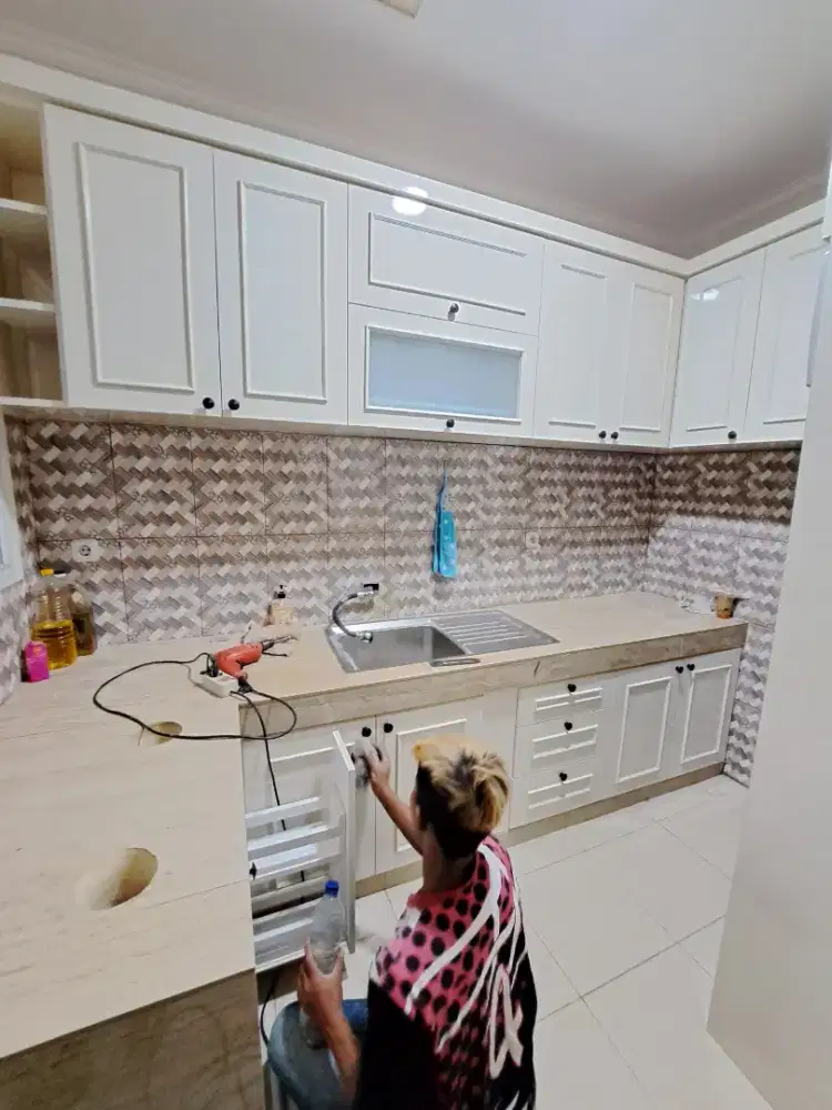 Terima pesanan kitchen set hpl