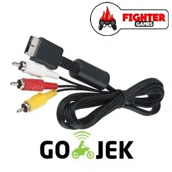 [READY GOJEK] Kabel AV Video RCA untuk PS2 PS3 RCA Cable