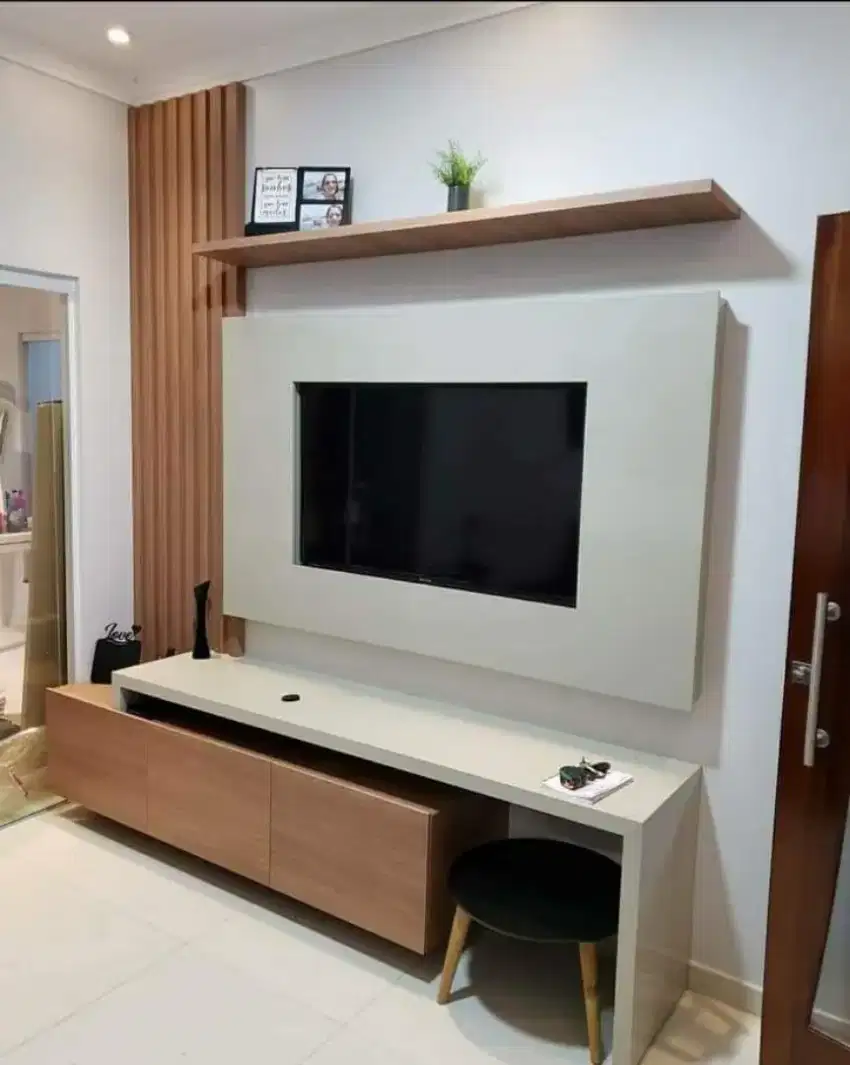 Backdrop tv / partisi / kitchen set