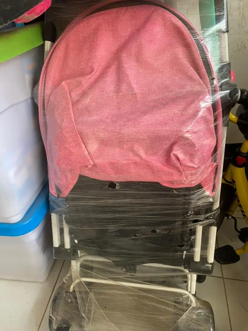 Stroller baby elle delray pink