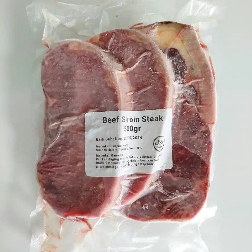 Daging Sapi Steak Sirloin (500gram)