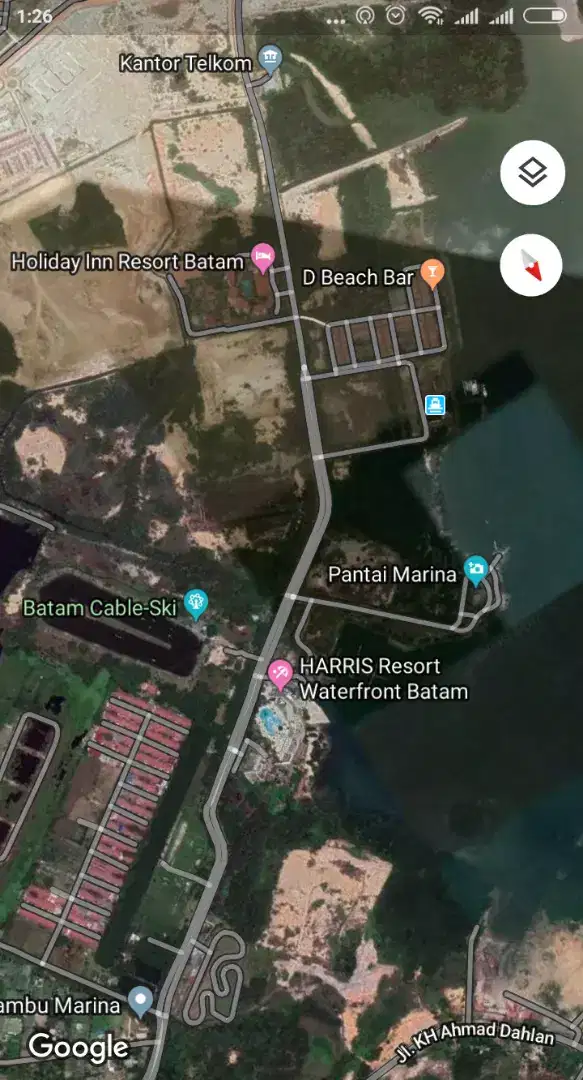 Lahan Untuk Resort Hotel Kawasan Marina City Ring1 View Laut Singapore