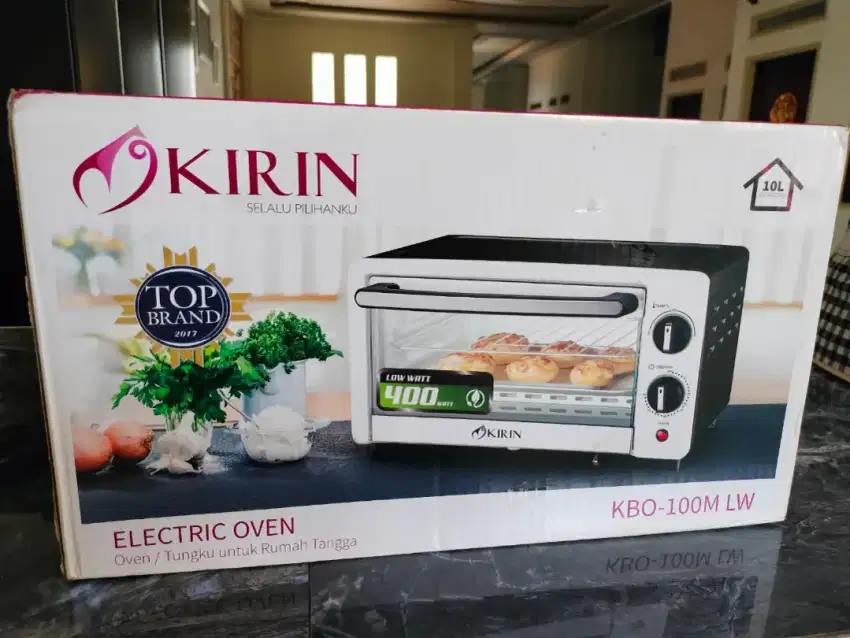 Dijual cepat oven listrik KIRIN 10 liter