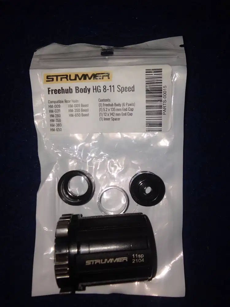 Body freehub strummer rumah sproket