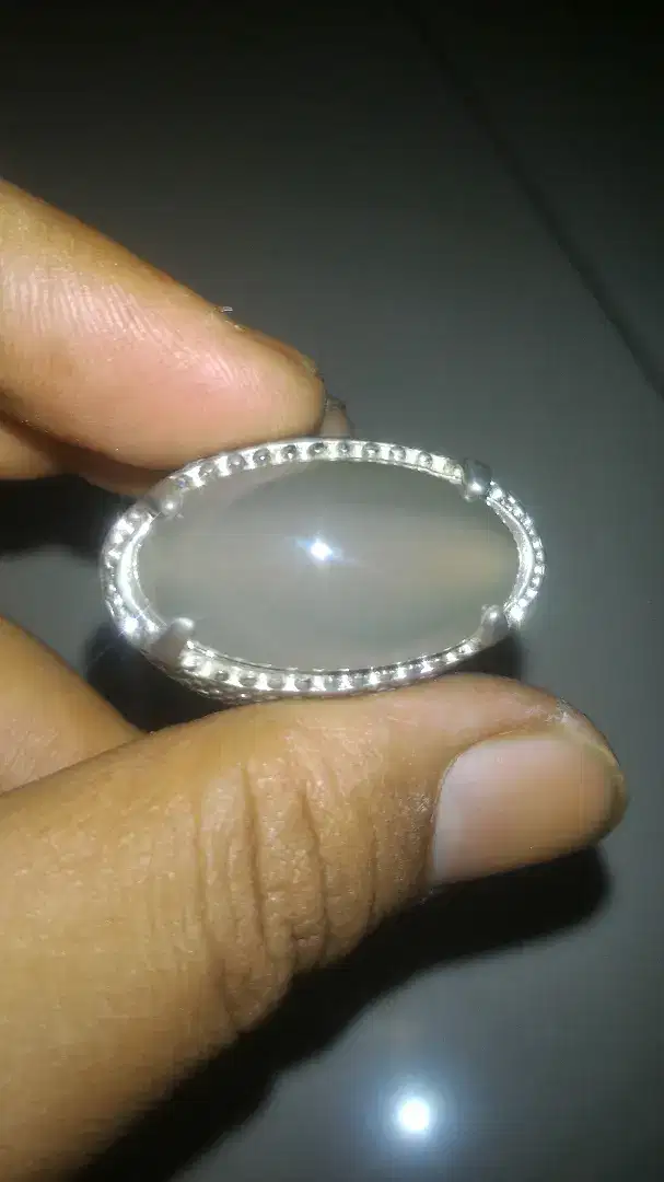 natural batu akik anggur cat eye model pandan