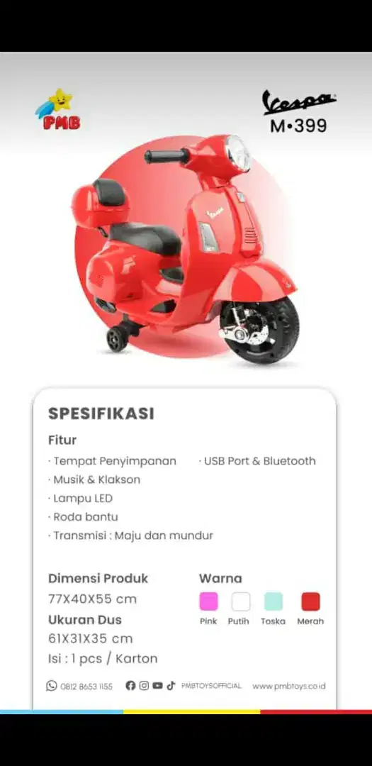 Motor aki vespa