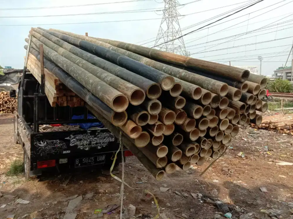 jual bambu steger dan kayu kaso