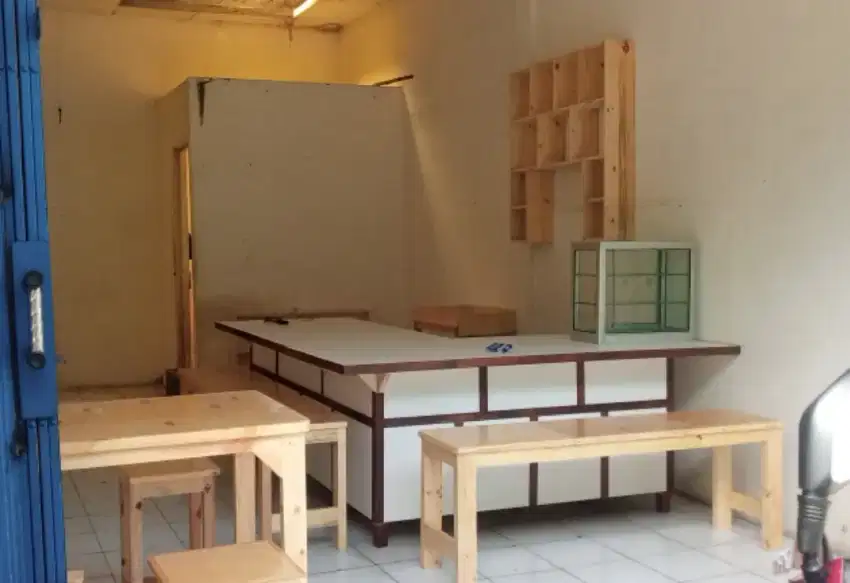 PAKET HEMAT MEJA WARKOP 1 SET FREE KOMPOR 2 GAS 2 TUNGKU