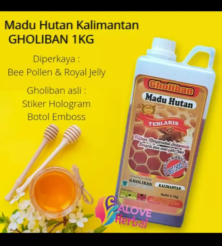 MADU HUTAN KALIMANTAN  PRODUK ASLI GHOLIBAN 1 Kg