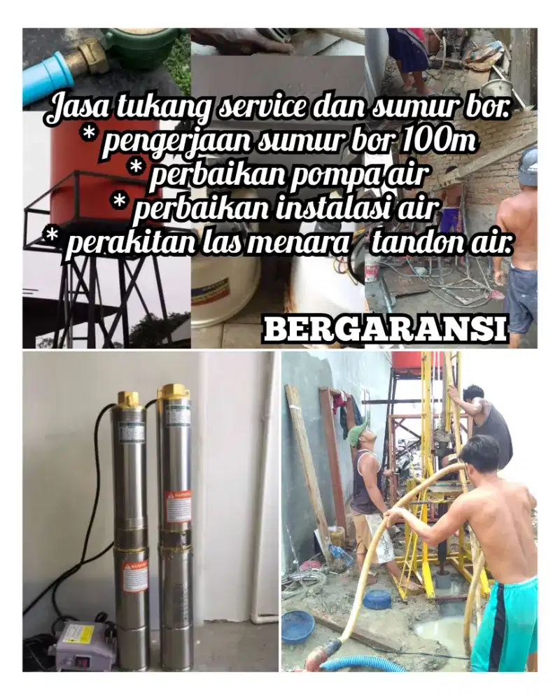 Jasa sumur bor 100m
