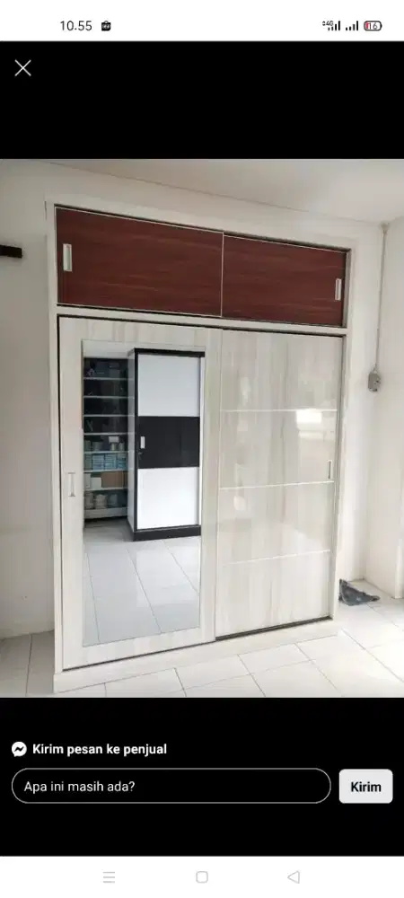 Jasa produksi furniture  lemari pakaian kitchen set backdrop tv dipan