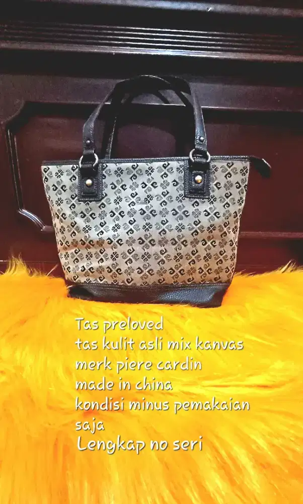 Tas kulit wanita merk pierre cardin