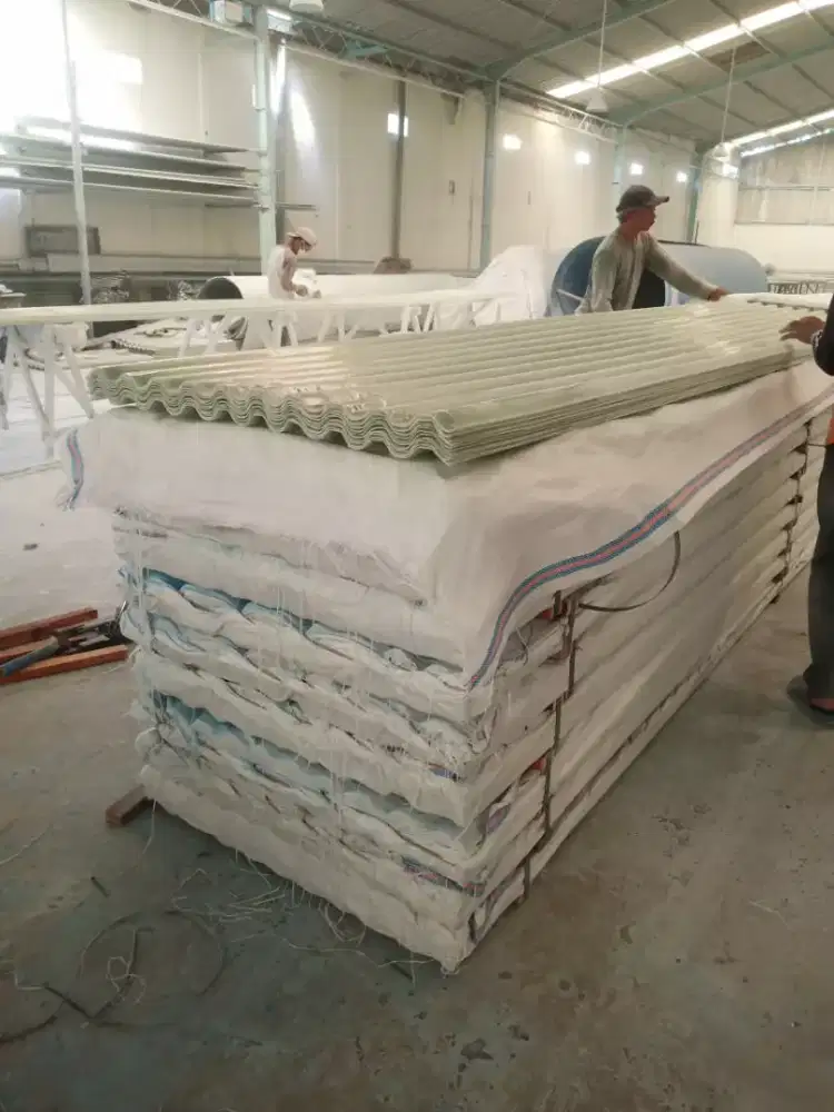 Atap gelombang fiber