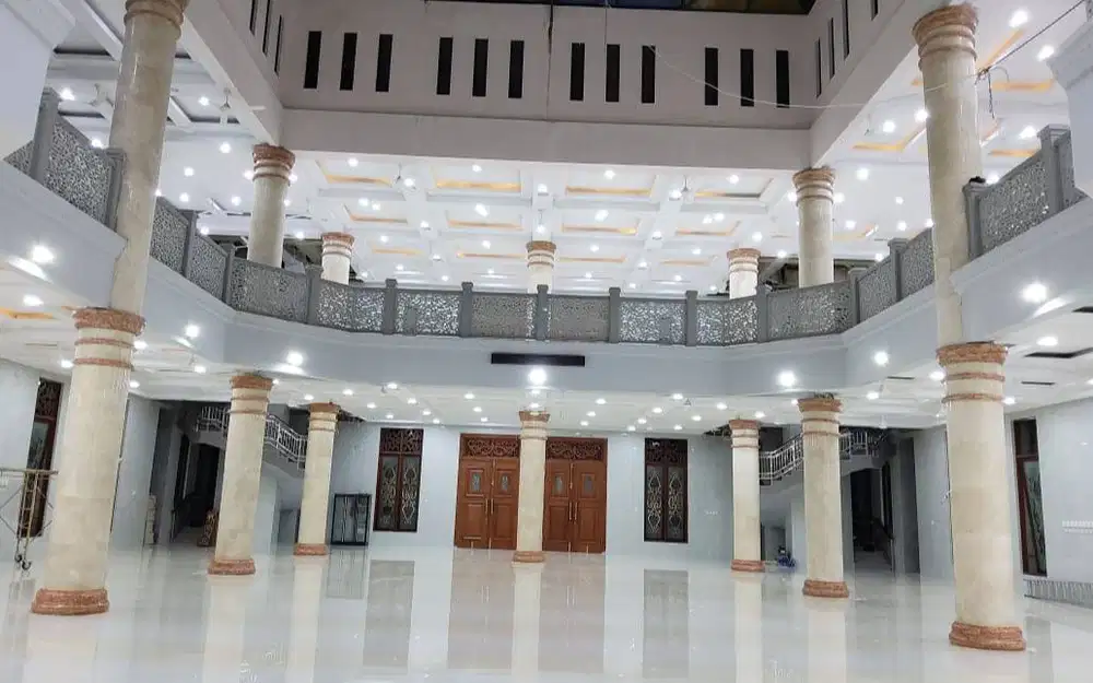 Pilar Marmer Bulat Diameter 60 cm Tinggi 1 Meter