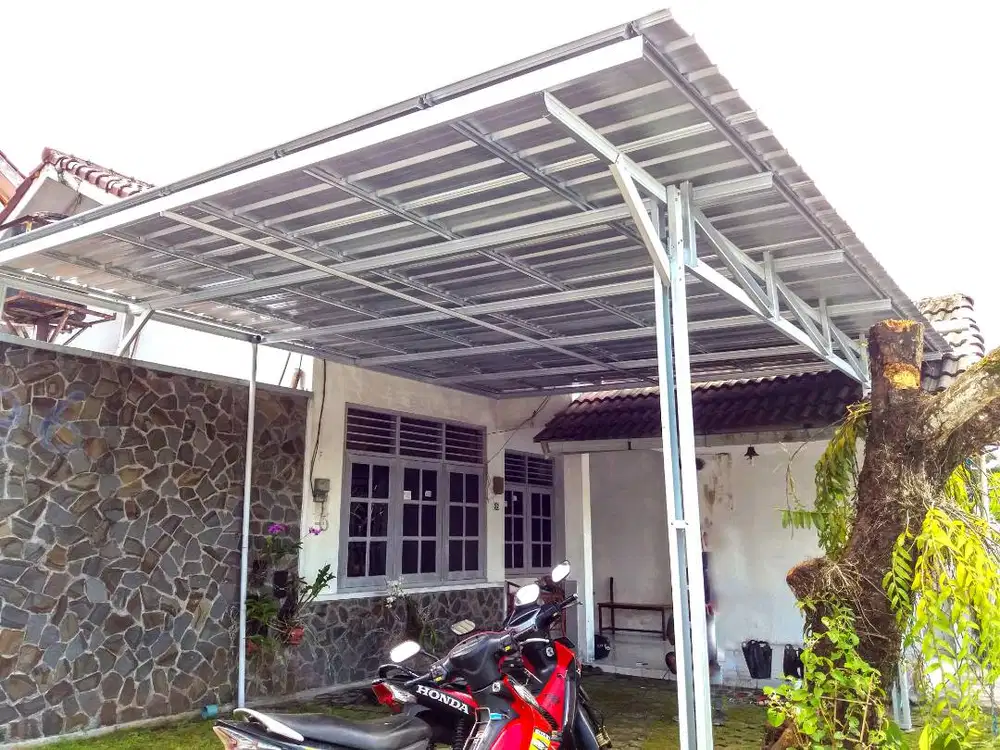 Pemasangan KANOPI BAJA RINGAN