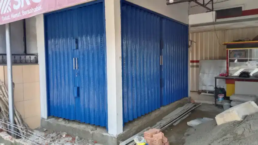 FOLDING GATE ROLLING DOOR ANTI KARAT MURAH TEBAL BERGARANSI