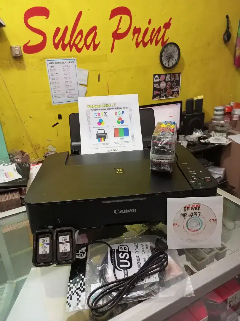 Printer Canon Mp237 2nd Second ( Print, Scan, Copy )