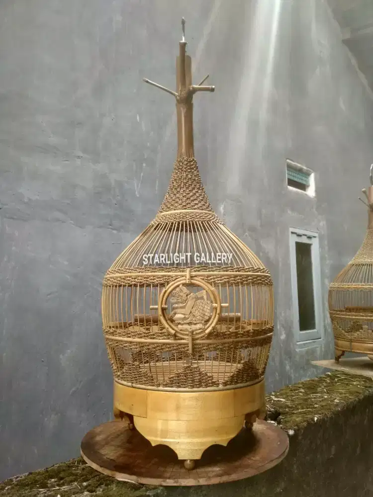 Sangkar Perkutut Klasik Antik Rajut semar