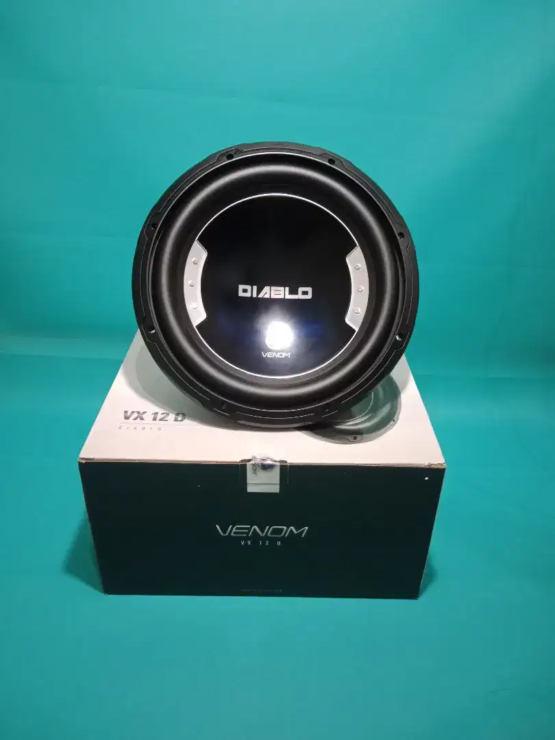 Subwoofer Venom Diablo seri VX-12D 12inch Single Coil Audio Mobil
