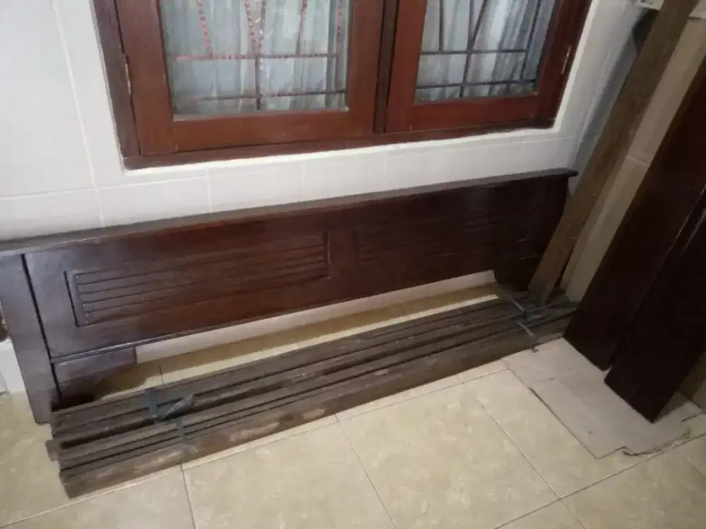 Kerangka tempat tidur jati tua seken good