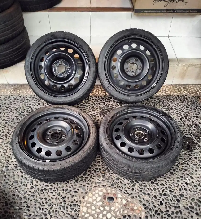 Velg Kaleng R17 LEBAR 6,5 5x114 Rare Item. Bonus Ban. Murmer.