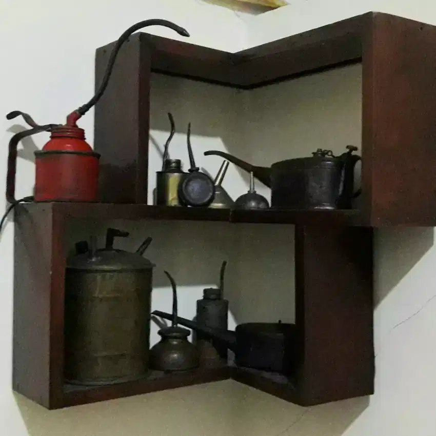 set oilcan kaleng oli jadul seiko sepeda onthel omega antik tv vintage