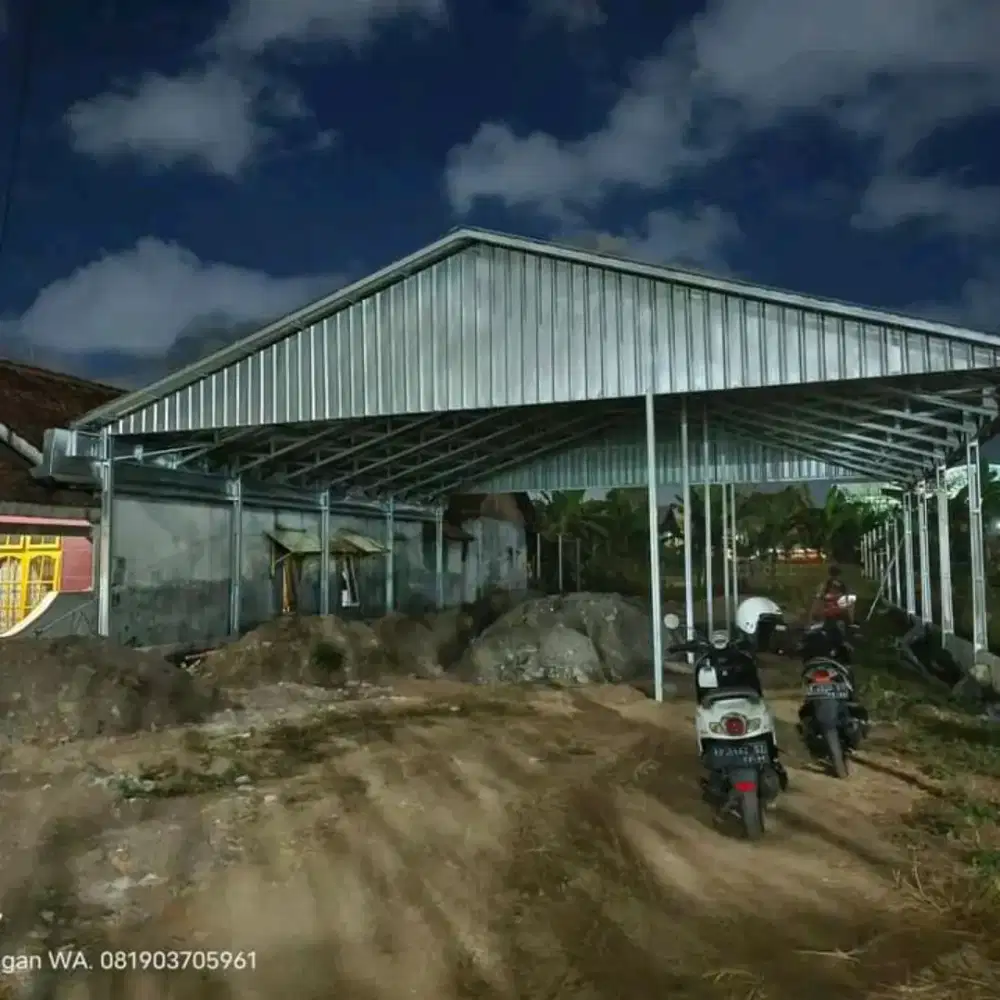 Gudang baja ringan anti keropos