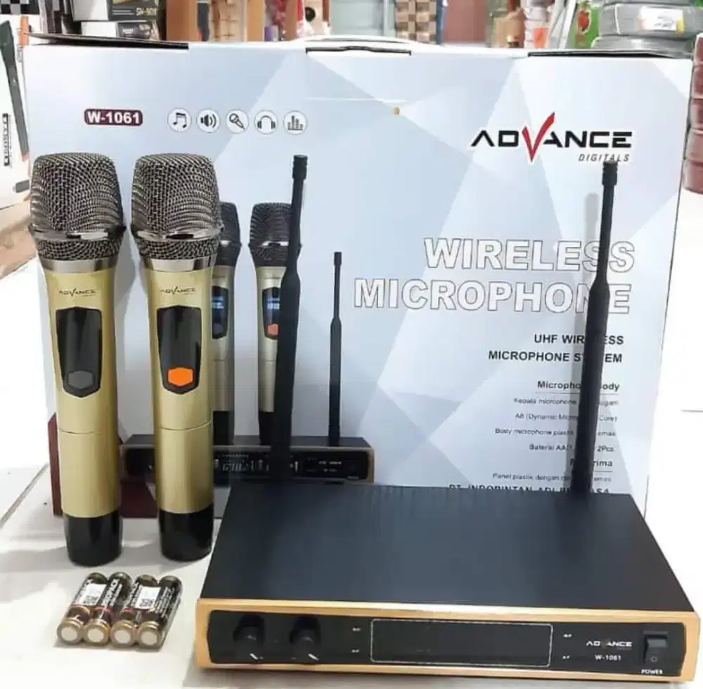 MIC wireless double advance W-1061