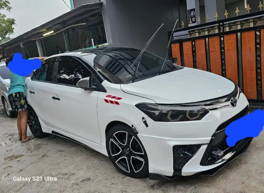 Vios matic full custom warna putih