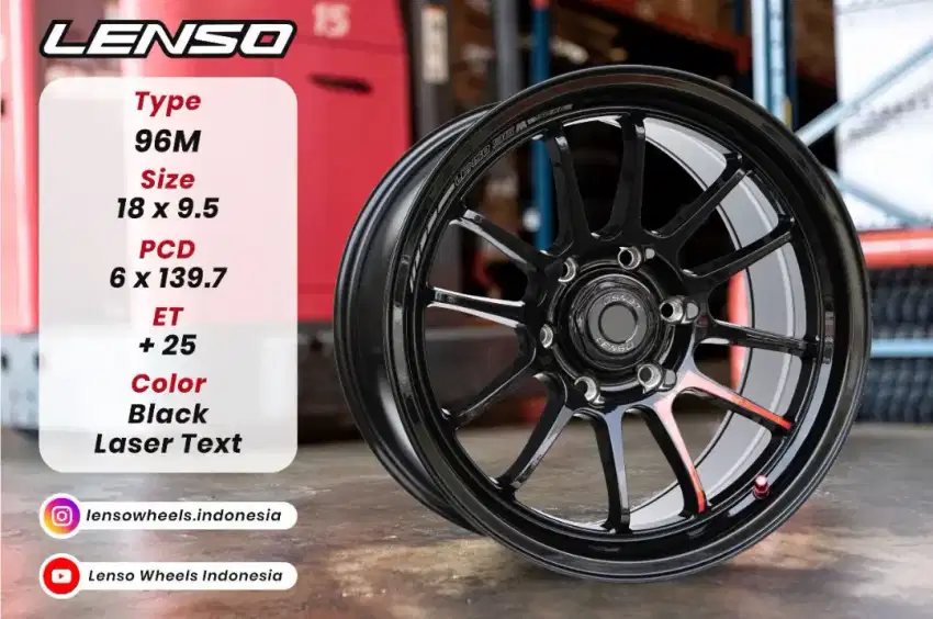 Velg lenso 96M r18 6x139.7 lbr9,5 et25