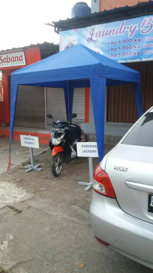 TENDA STAND PIRAMID LIPAT,UNTUK LAPAK JUALAN.