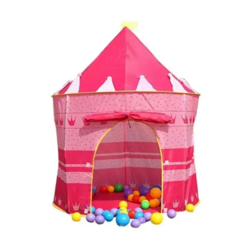 [ PINK ] Tenda Kerucut / Tenda Anak Model Castle Kids