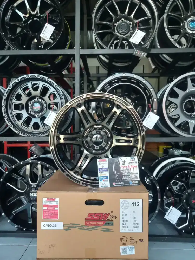 Velg ssw 412 r18 6x139.7 lbr9 et0