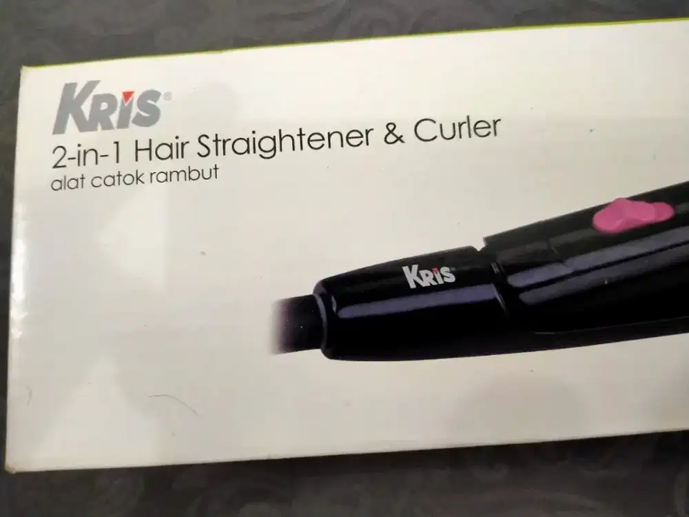 (Gratis Ongkir Jabodetabek!) Catokan 2in1 Hair Straightener & Curly