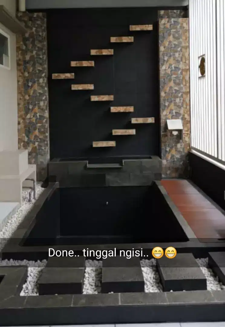 Membuat kolam ikan modern dan masa kini