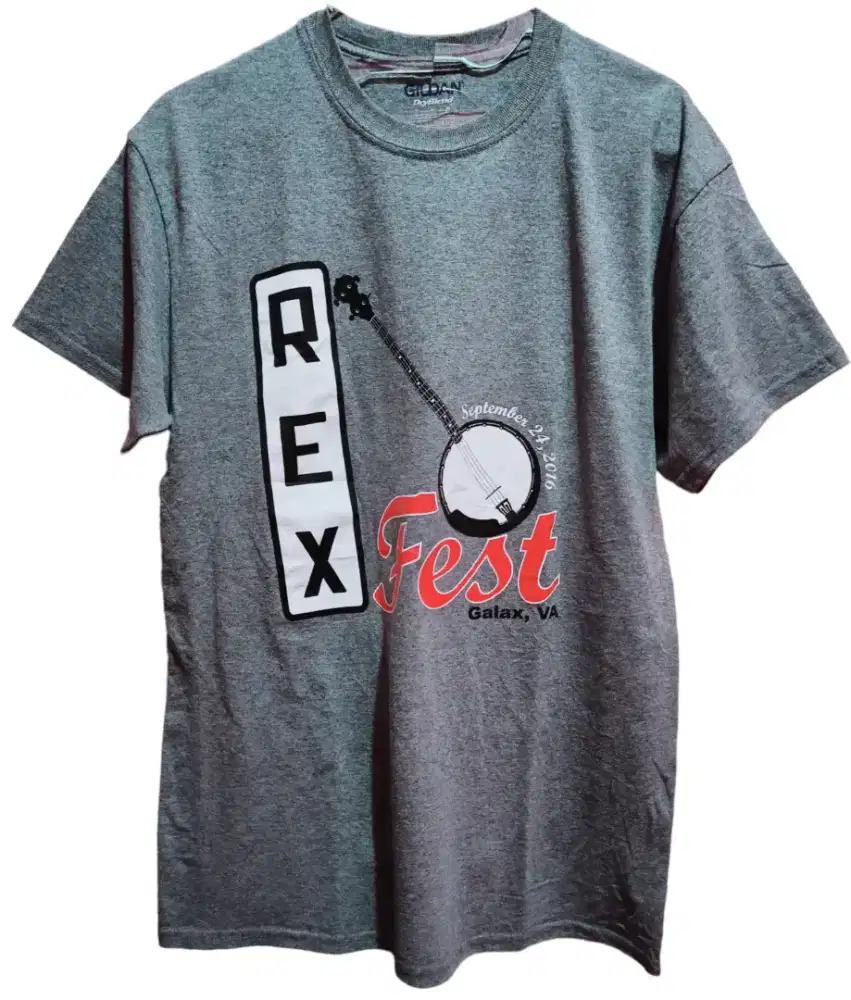 [ GILDAN ] KAOS BUILT UP RHONDA VINCENT REX FEST 100% ORIGINAL.