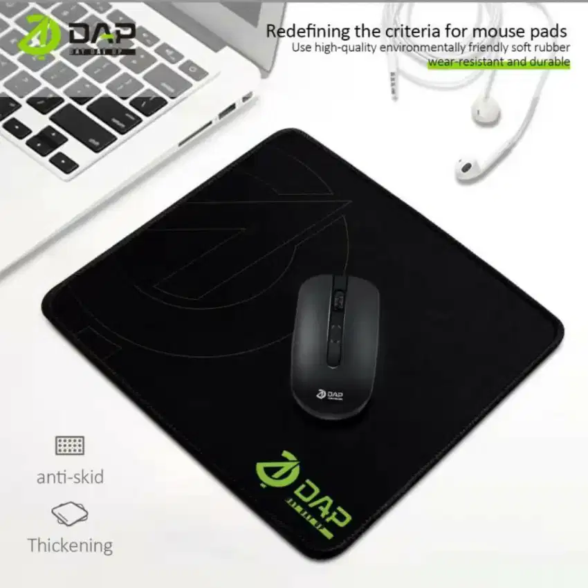 Mousepad Dap Gaming Anti Slip, Alas Mouse Gaming, Office, Design