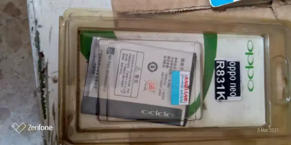 Baterai Baru dijual harga bekas baterai Oppo R831K atau mdp 565 murah